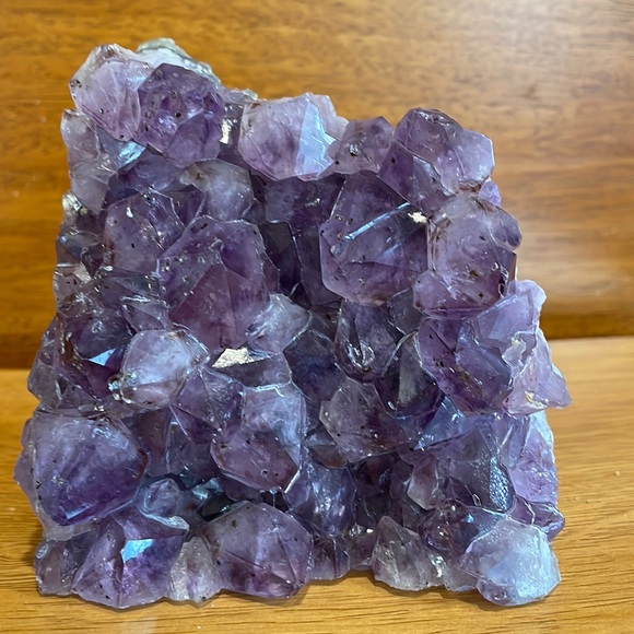 Beautiful Large Amethyst Cluster Cacoxenite Inclusions- Reiki- Meditation- Decor - Picture 2 of 7
